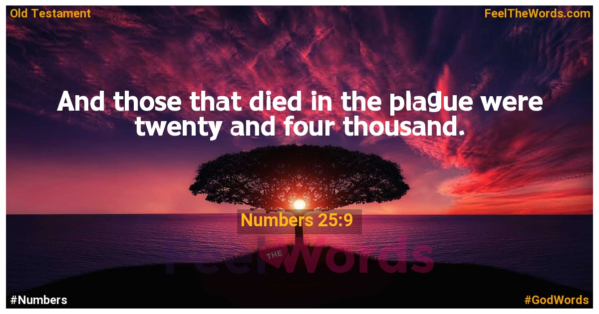 Numbers 25:9