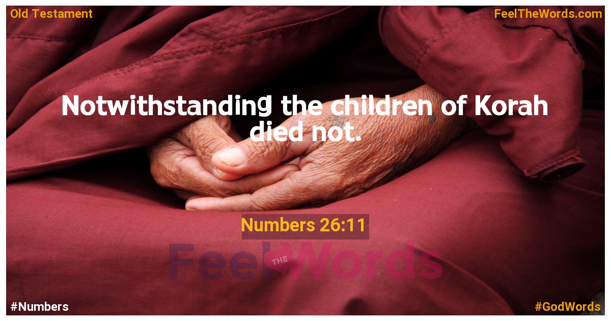 Numbers 26:11