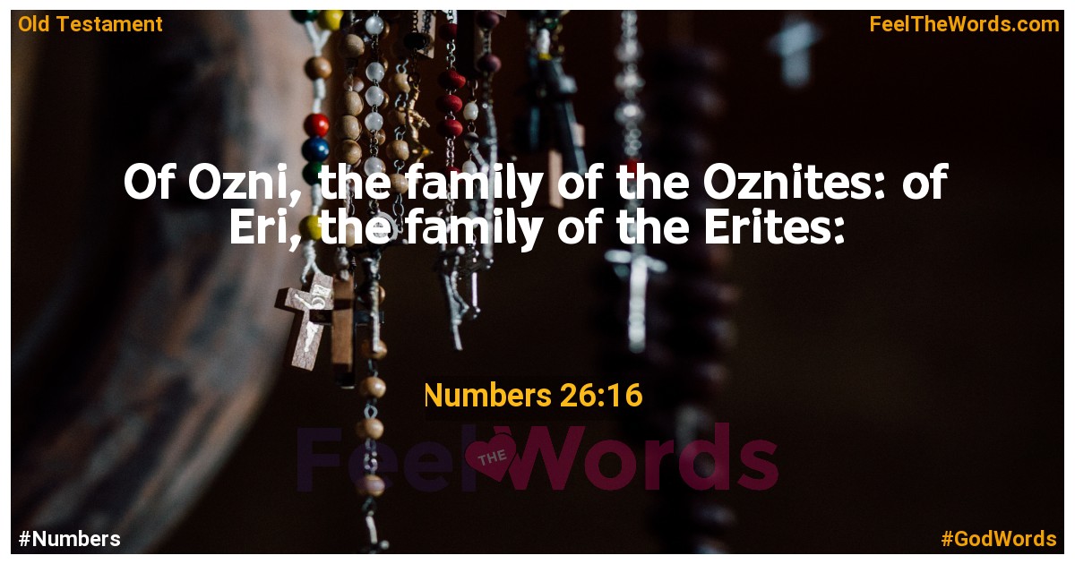 Numbers 26:16
