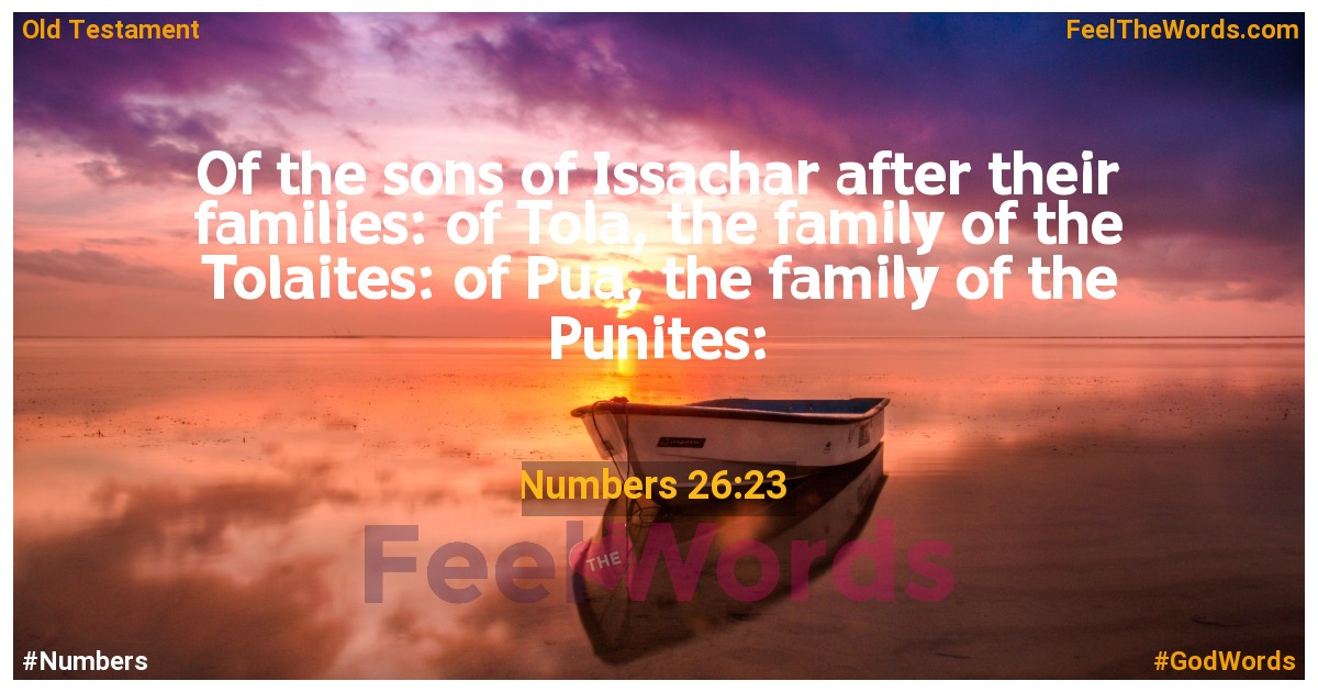 Numbers 26:23
