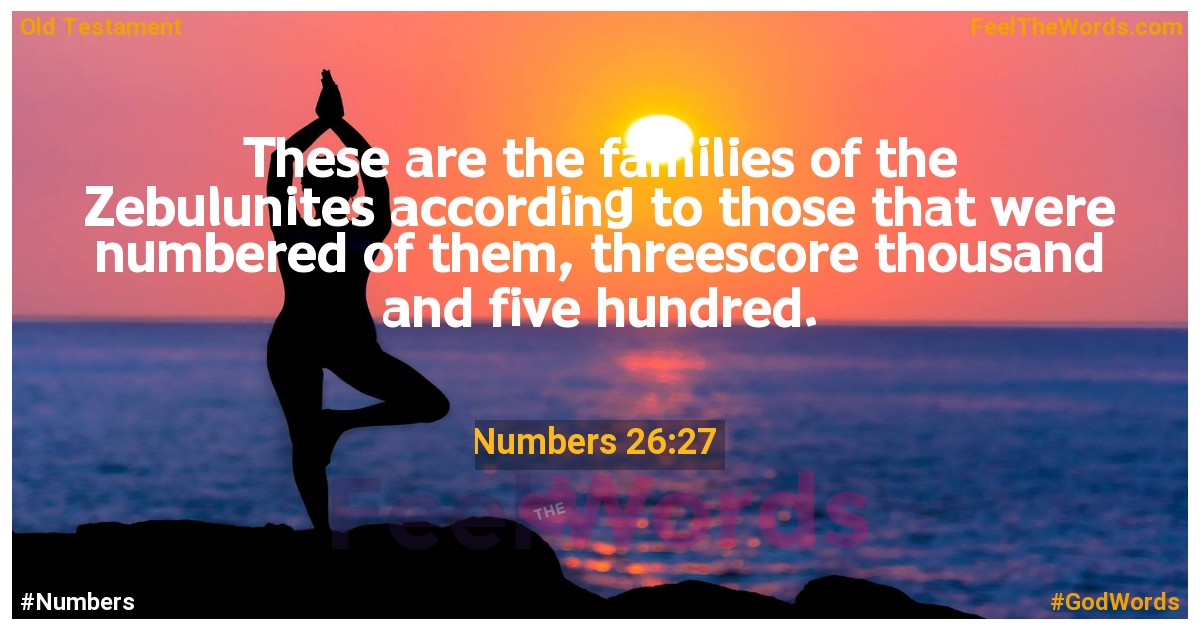 Numbers 26:27