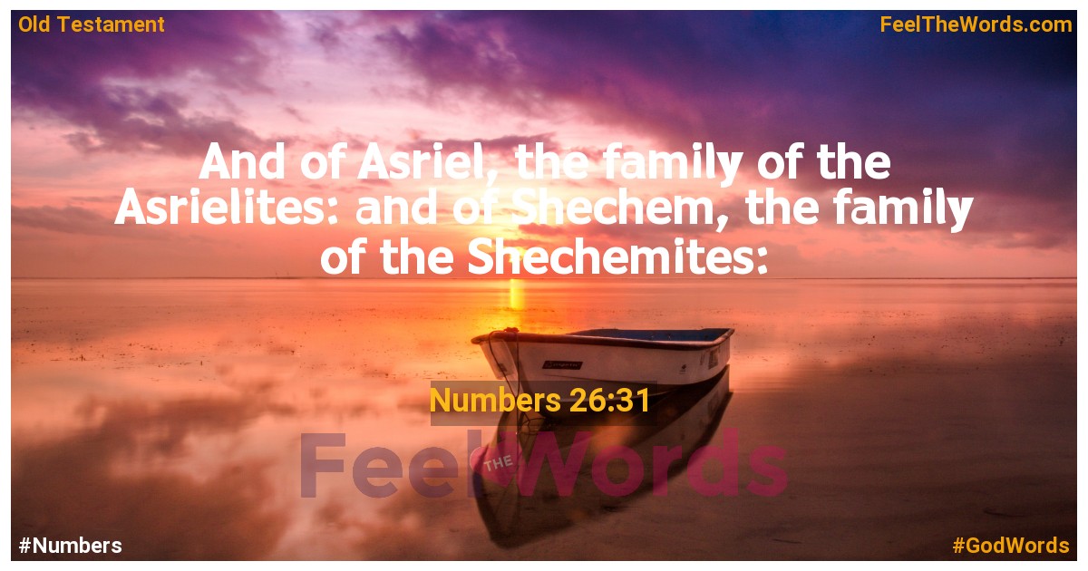 Numbers 26:31