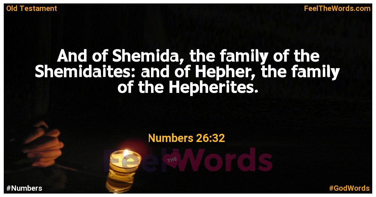 Numbers 26:32