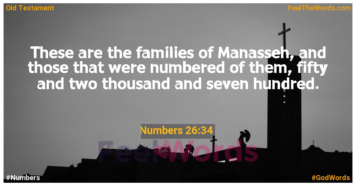 Numbers 26:34