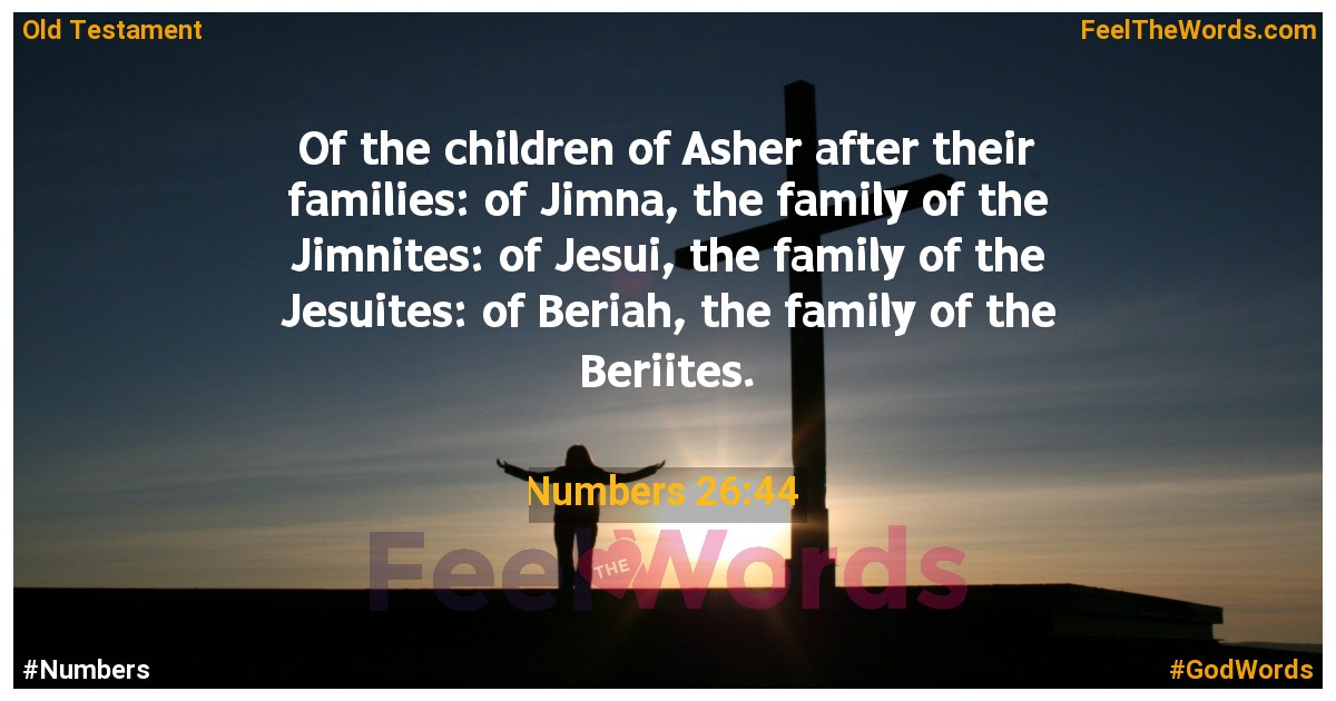 Numbers 26:44