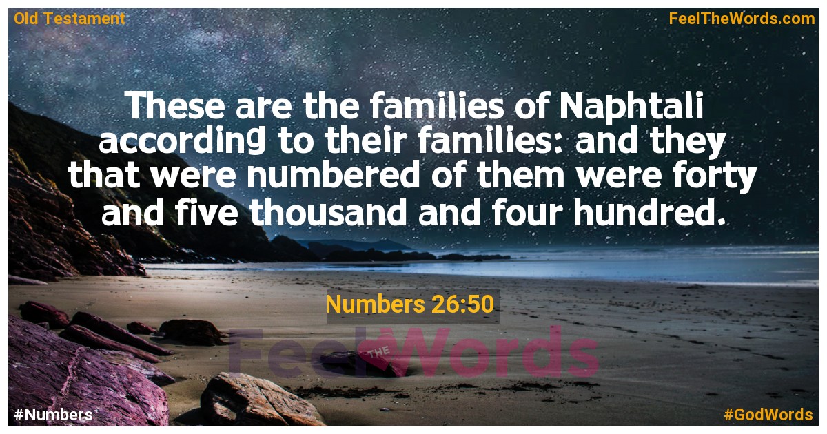 Numbers 26:50
