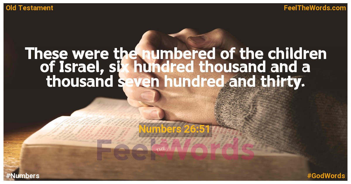 Numbers 26:51