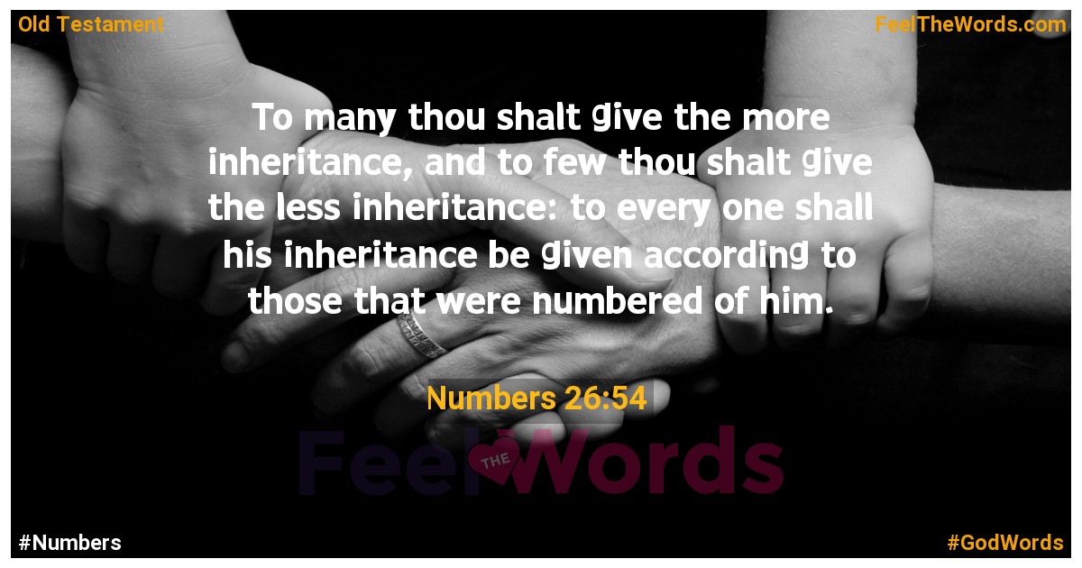 Numbers 26:54