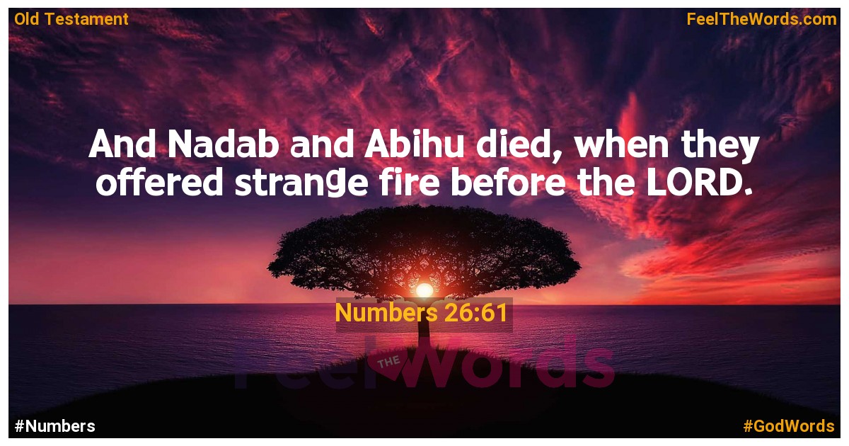 Numbers 26:61
