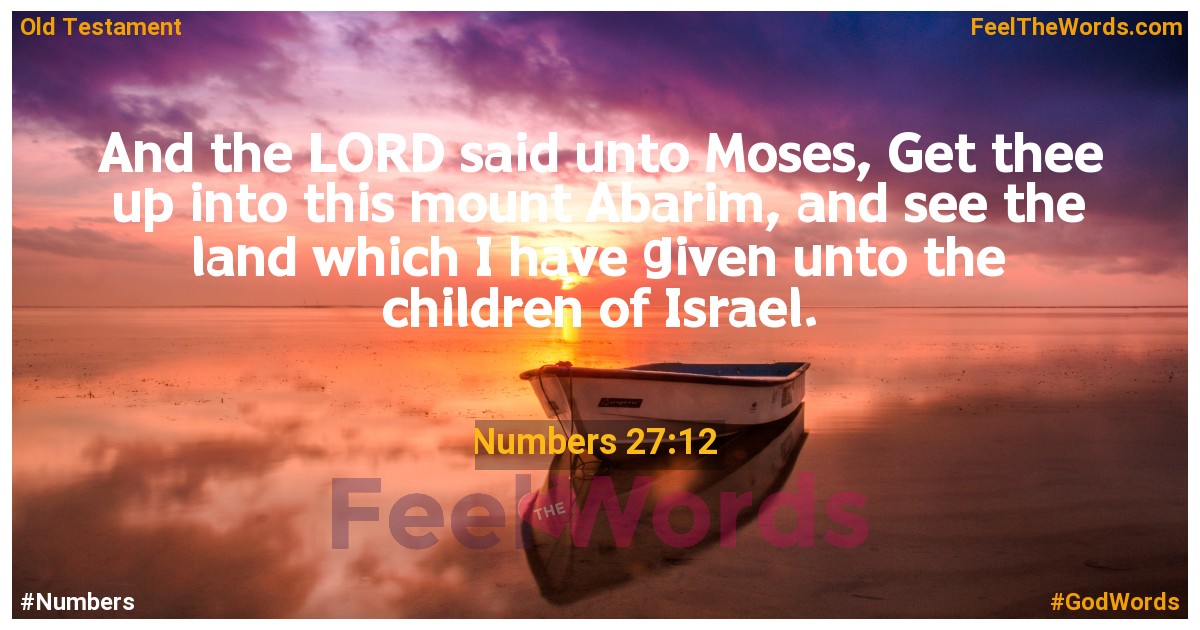 Numbers 27:12