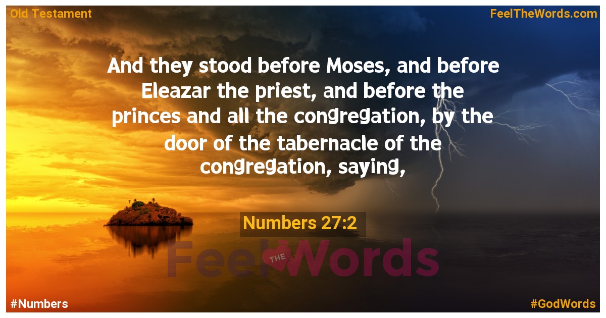 Numbers 27:2