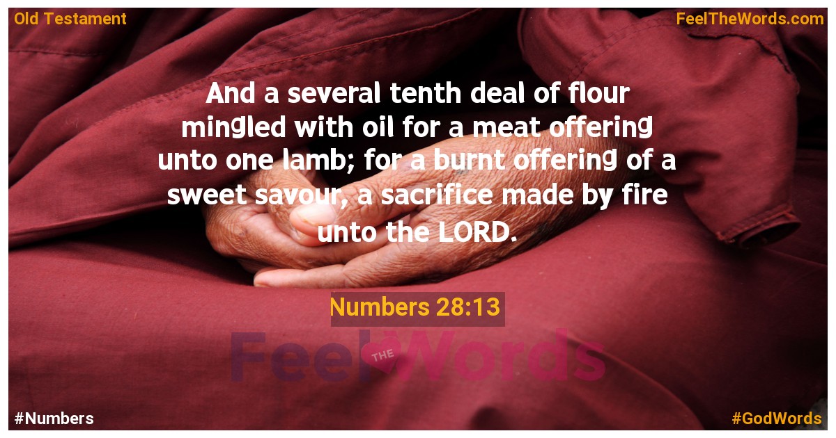 Sweet savour unto the lord