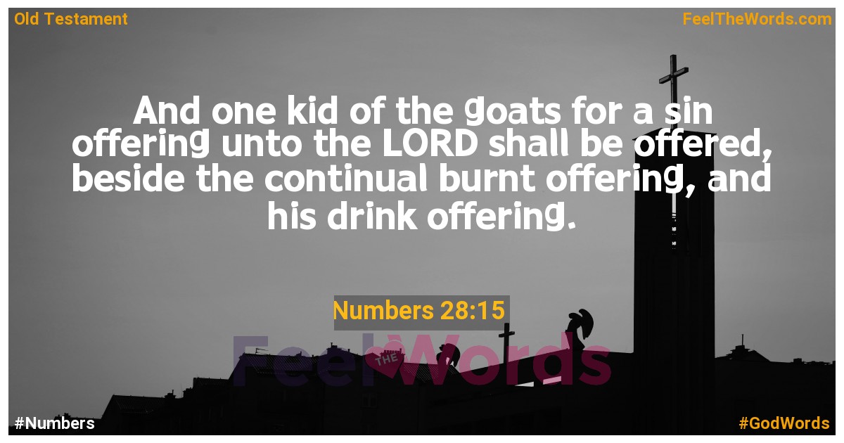 Numbers 28:15