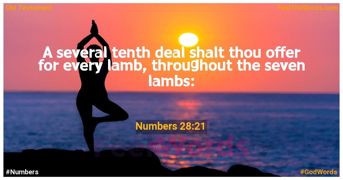Numbers 28:21