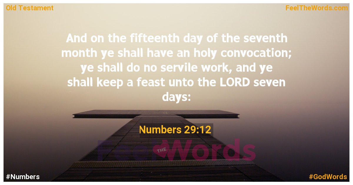 Numbers 29:12