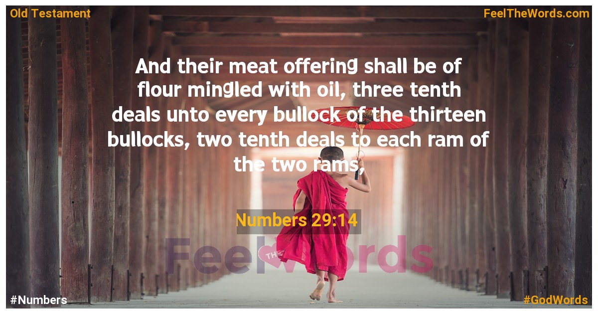 Numbers 29:14