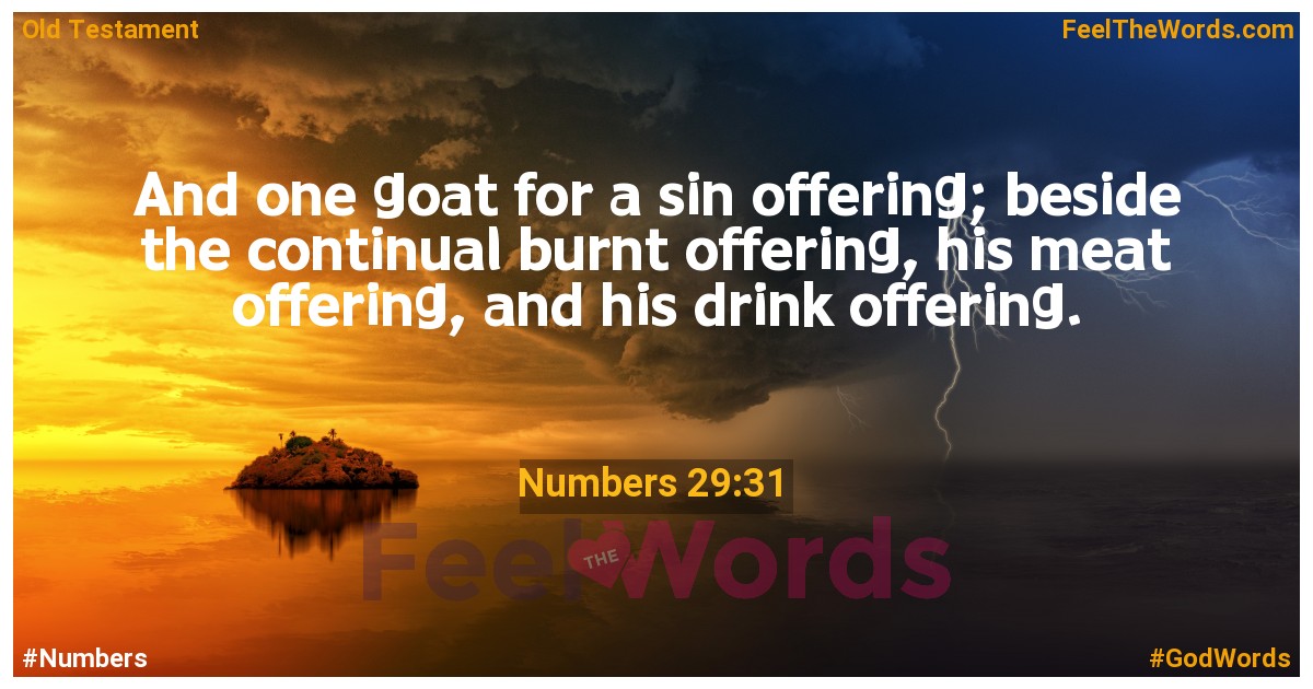 Numbers 29:31