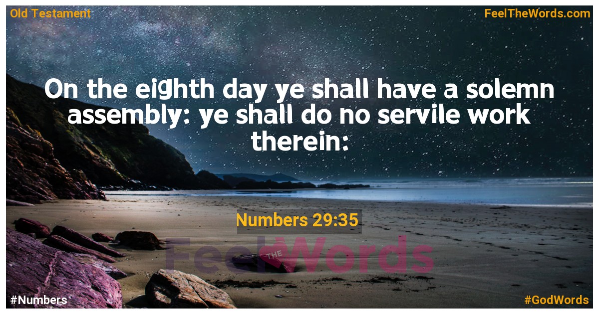 Numbers 29:35