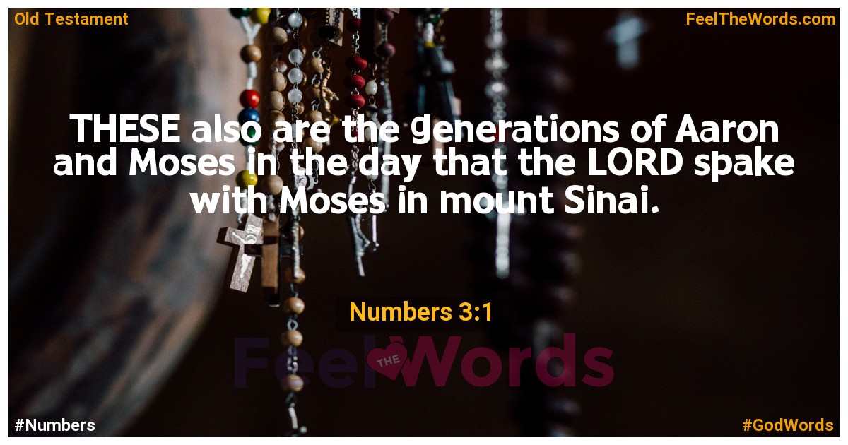 Numbers 3:1