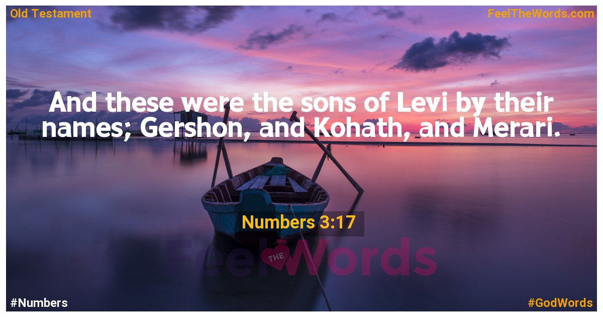 Numbers 3:17