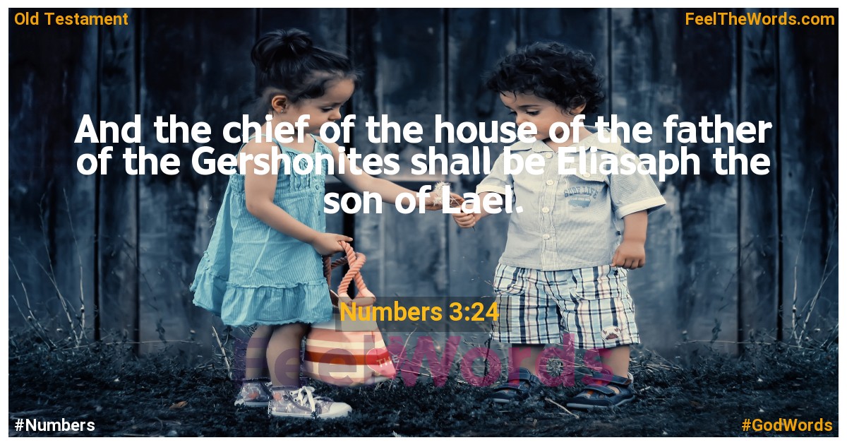 Numbers 3:24