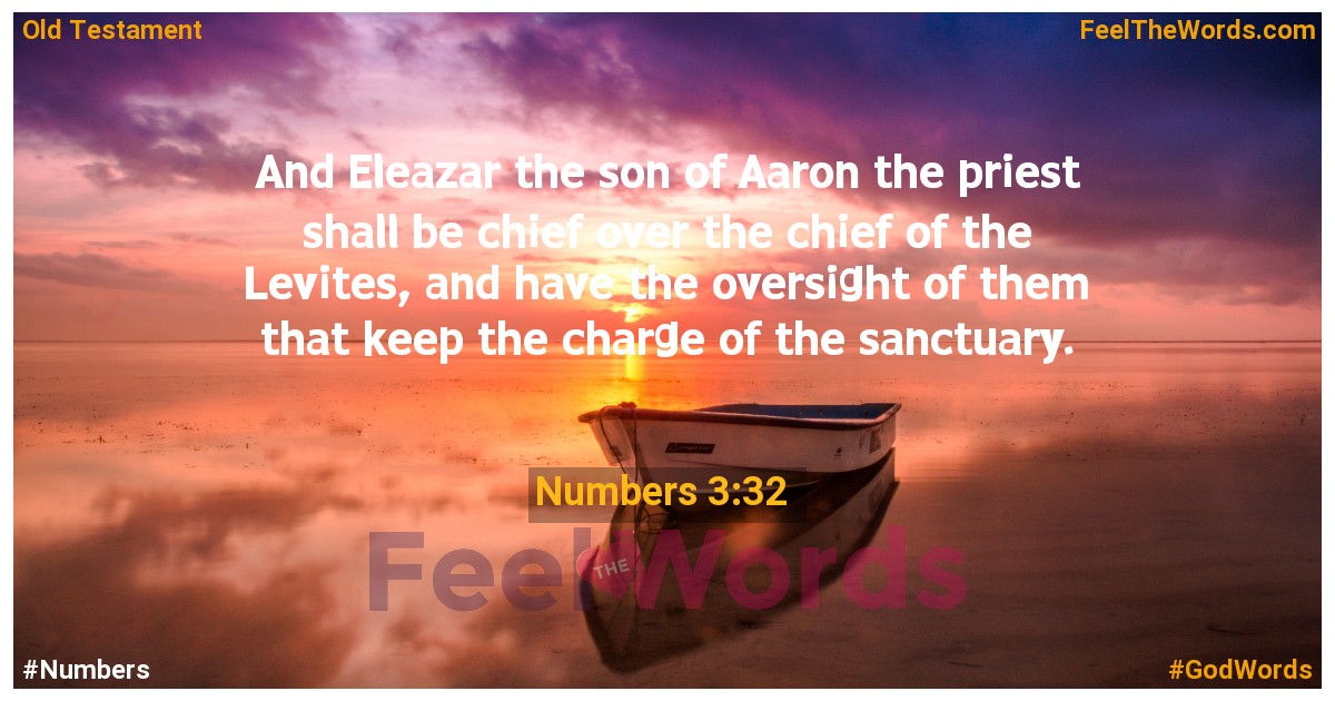 Numbers 3:32