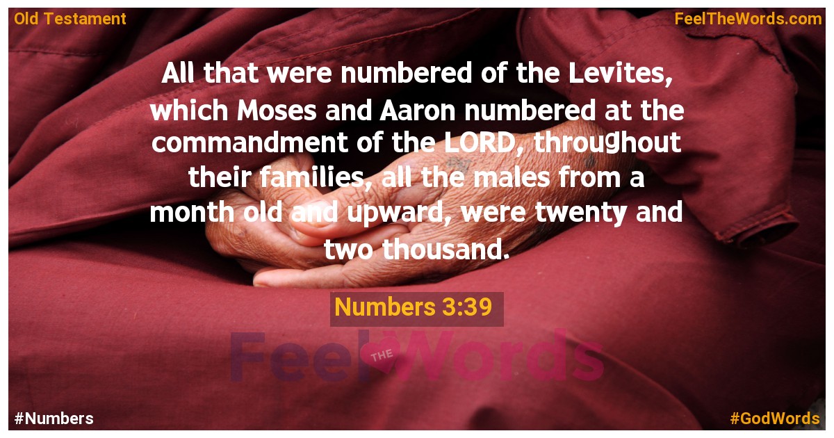 Numbers 3:39