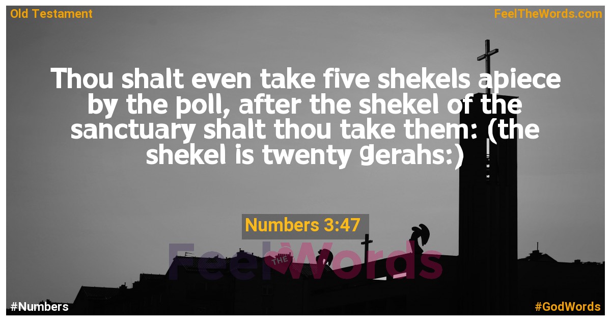 Numbers 3:47