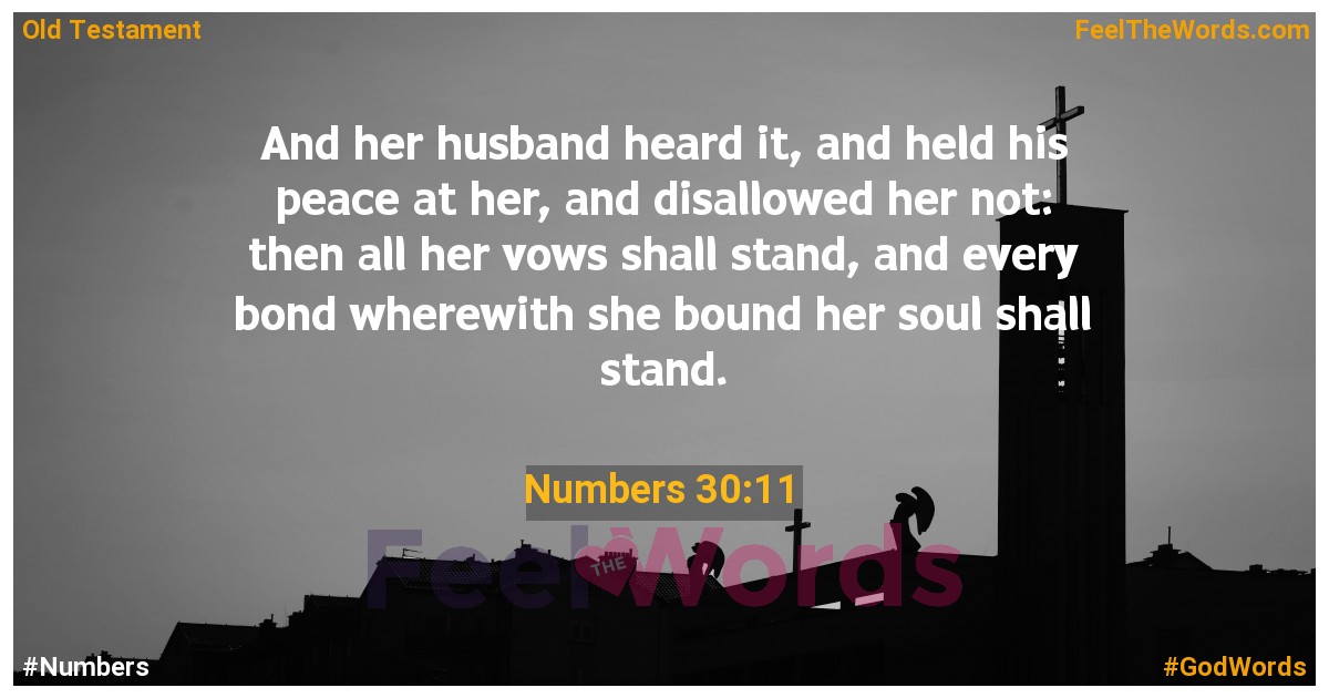 Numbers 30:11