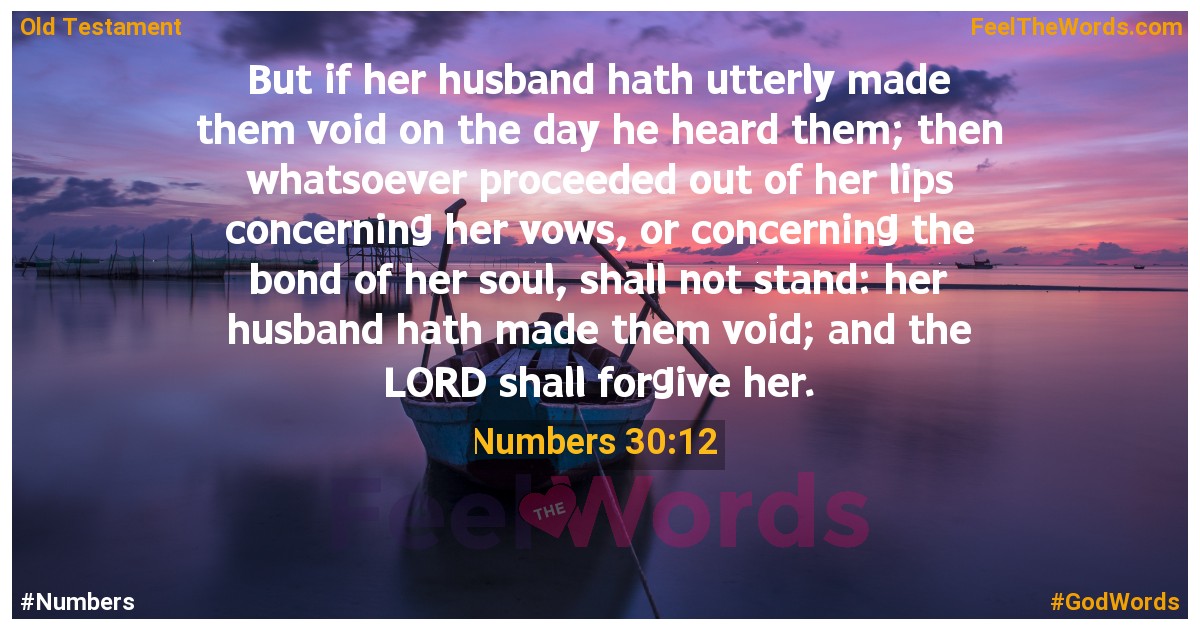 Numbers 30:12