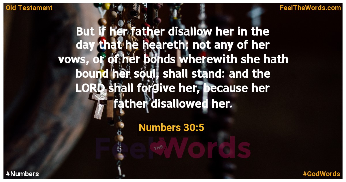 Numbers 30:5