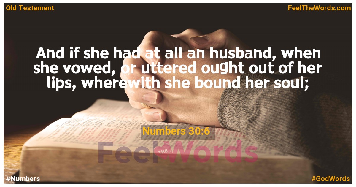 Numbers 30:6