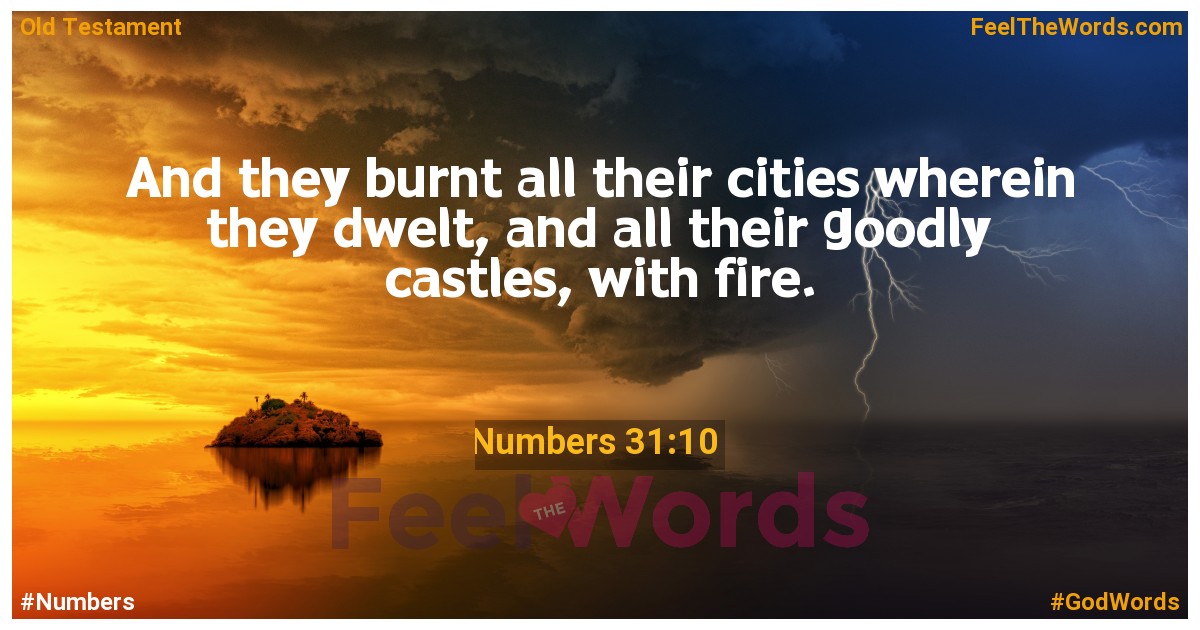 Numbers 31:10