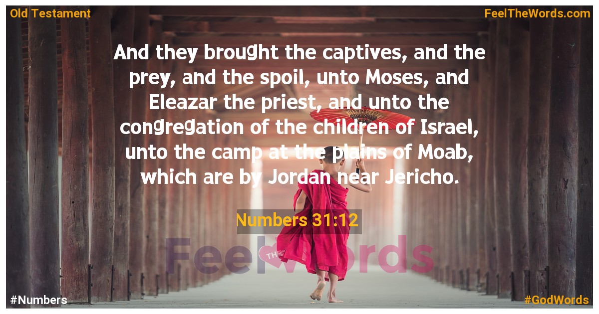 Numbers 31:12