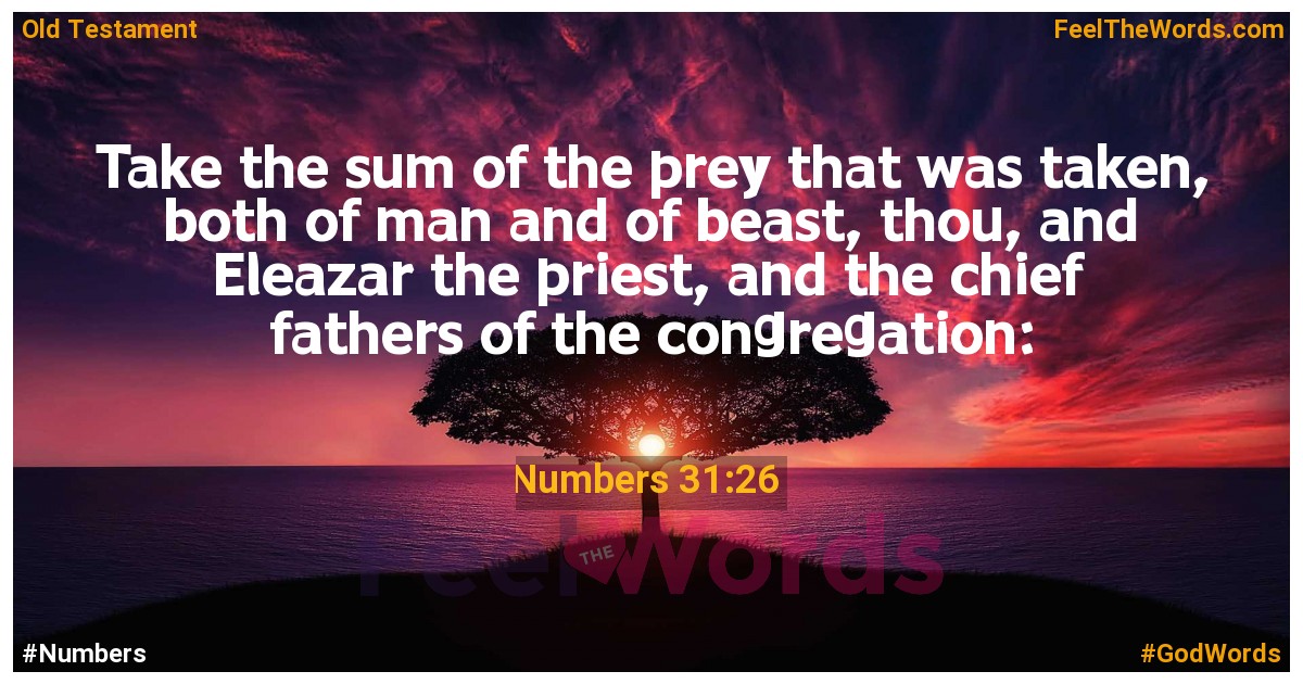 Numbers 31:26