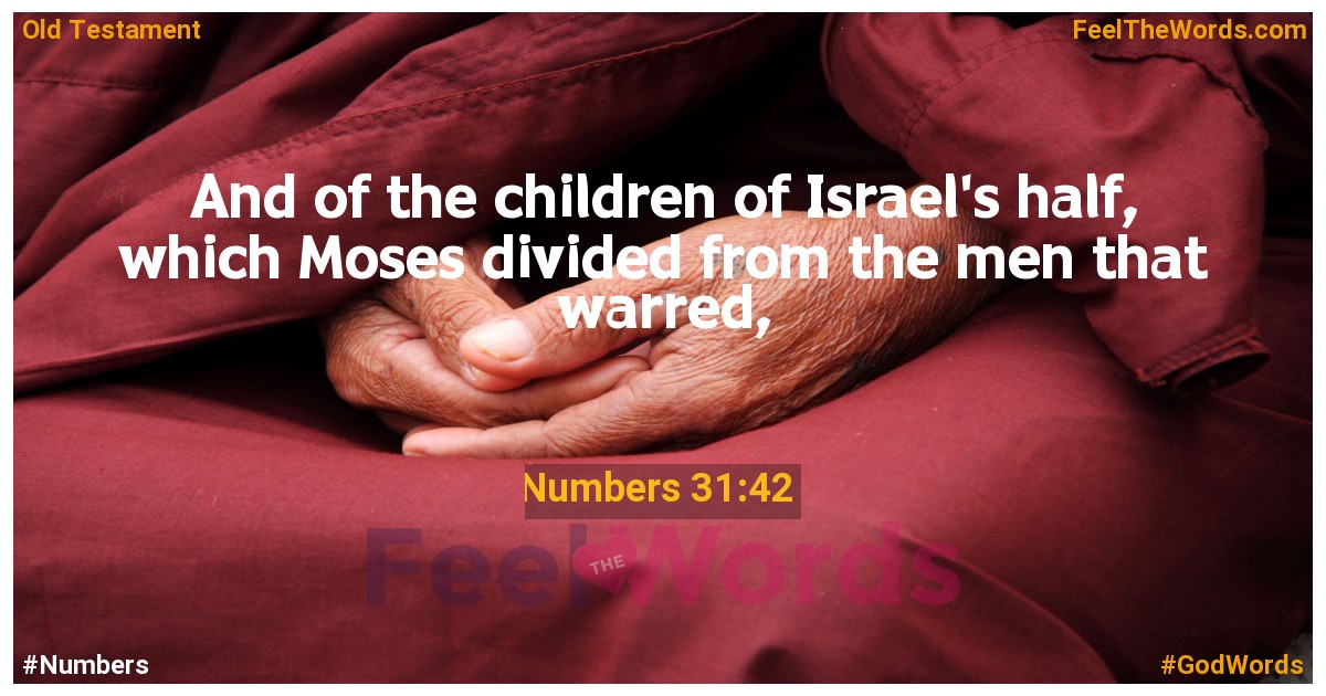 Numbers 31:42
