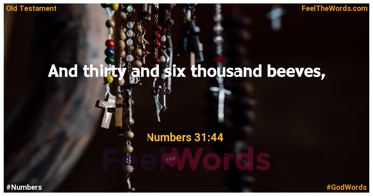 Numbers 31:44