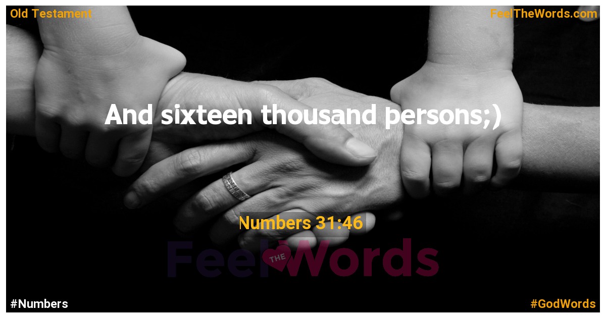 Numbers 31:46