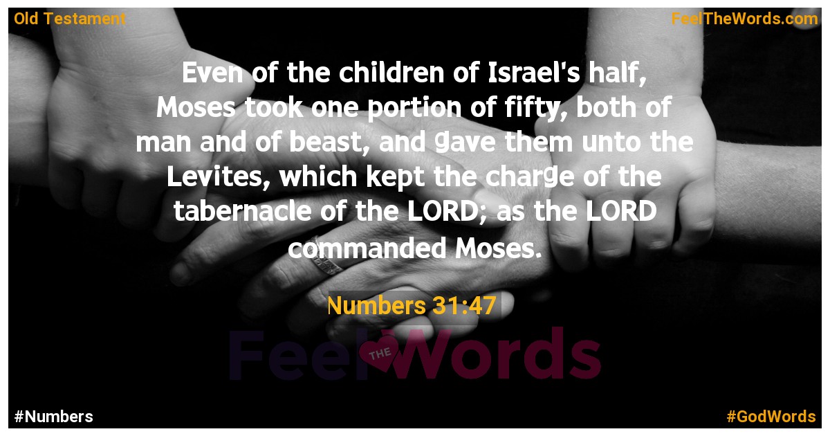 Numbers 31:47