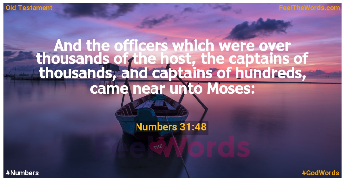 Numbers 31:48