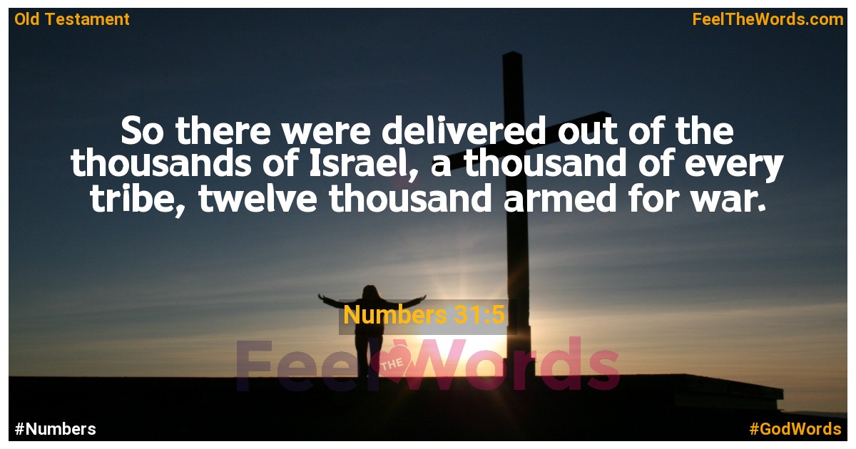 Numbers 31:5