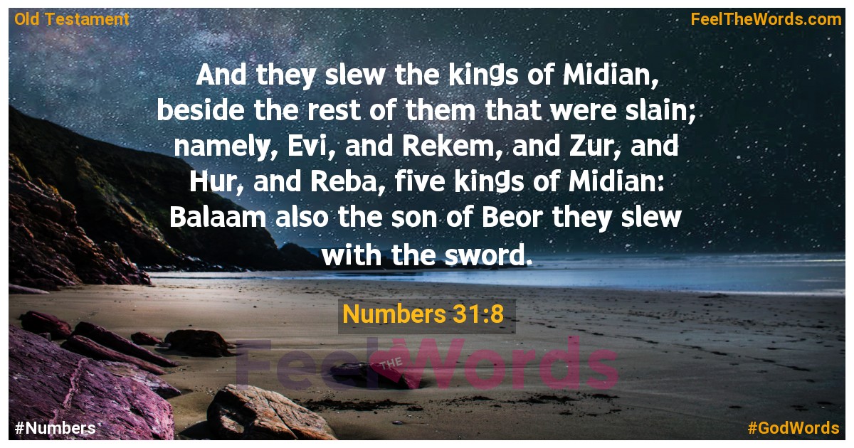 Numbers 31:8