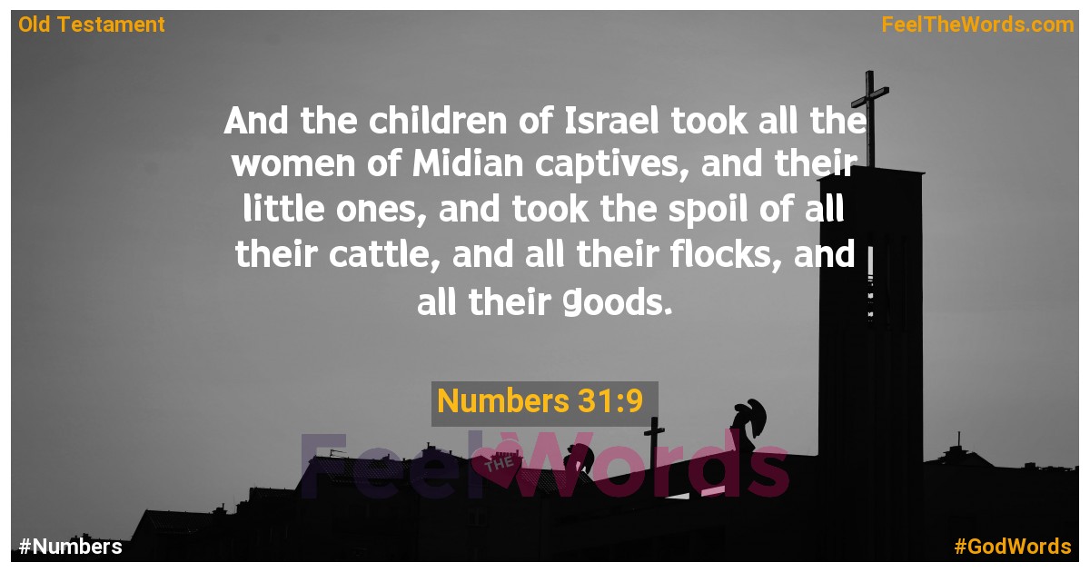 Numbers 31:9