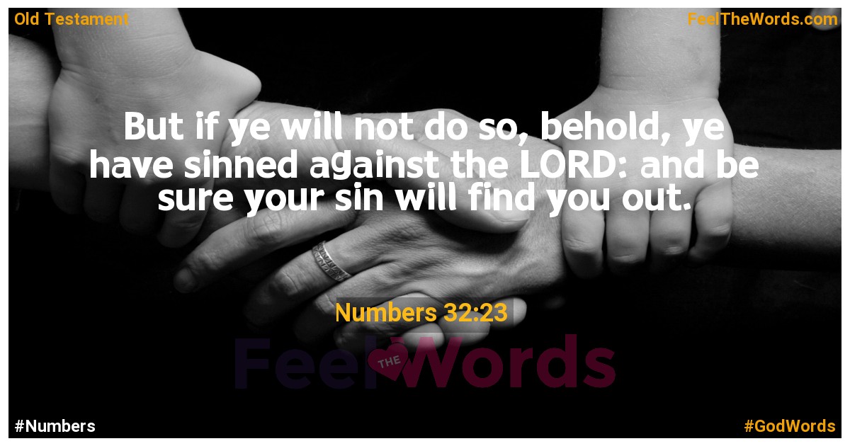 Numbers 32:23