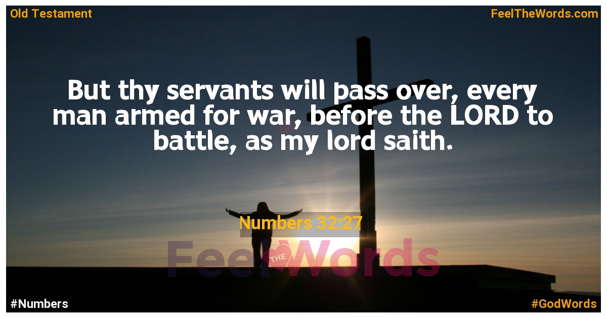 Numbers 32:27