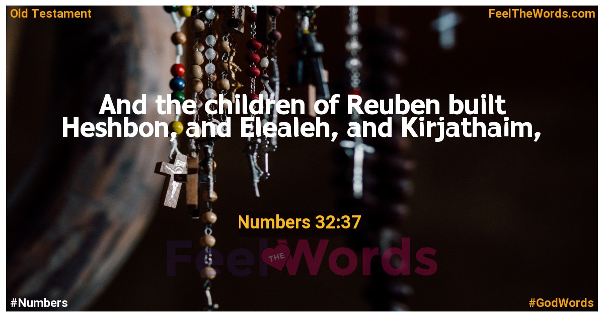 Numbers 32:37