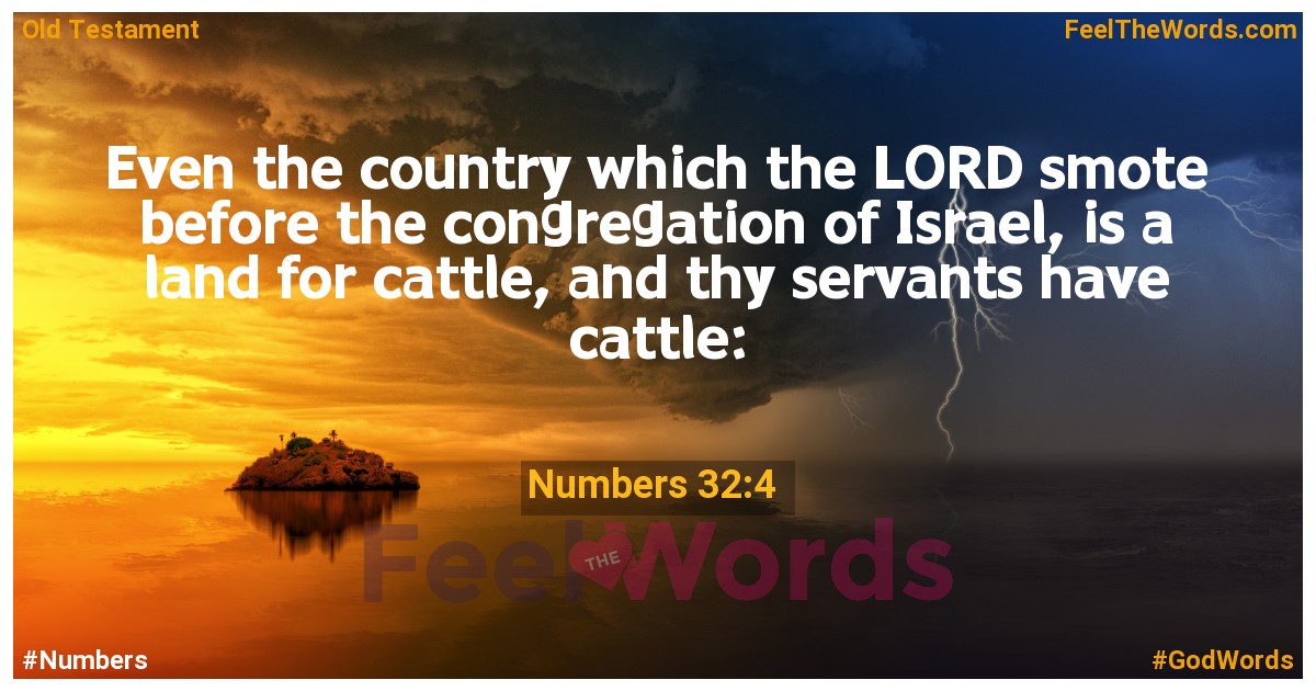 Numbers 32:4