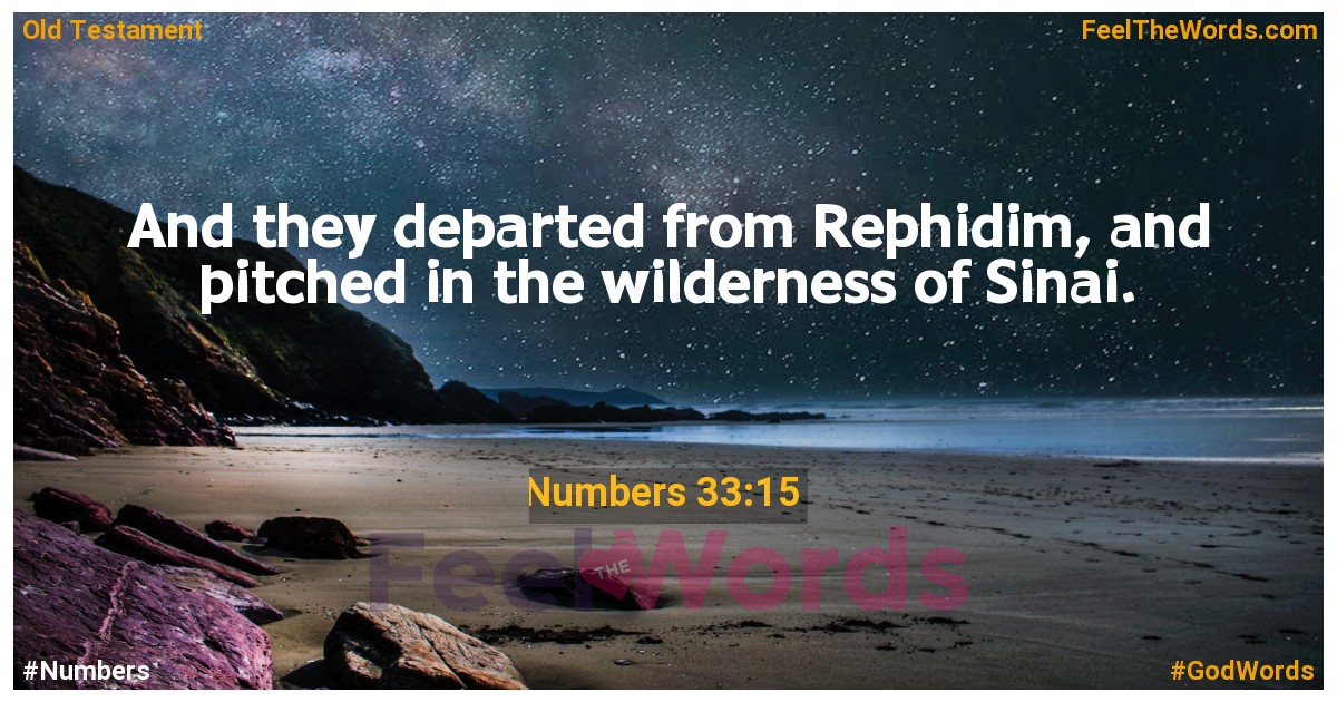 Numbers 33:15