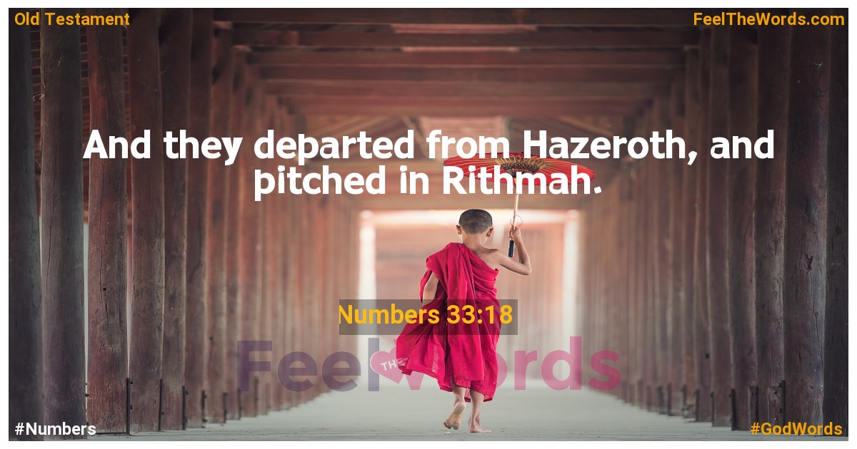 Numbers 33:18
