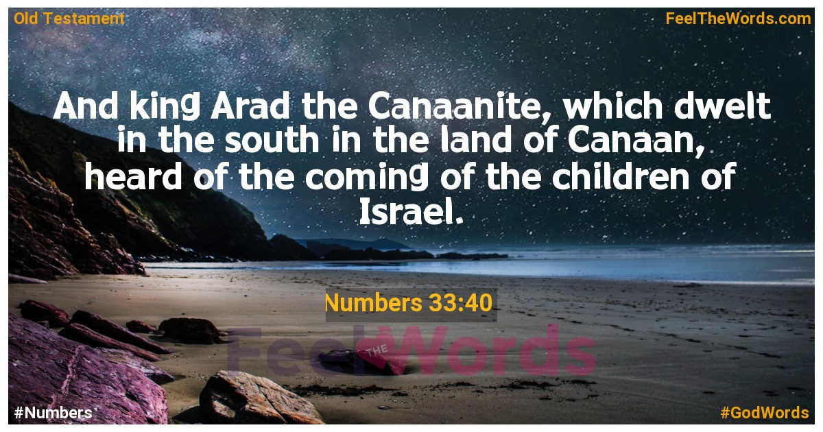 Numbers 33:40